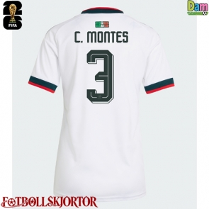 Mexiko Cesar Montes #3 Bortatröja Dam VM 2026 Kortärmad